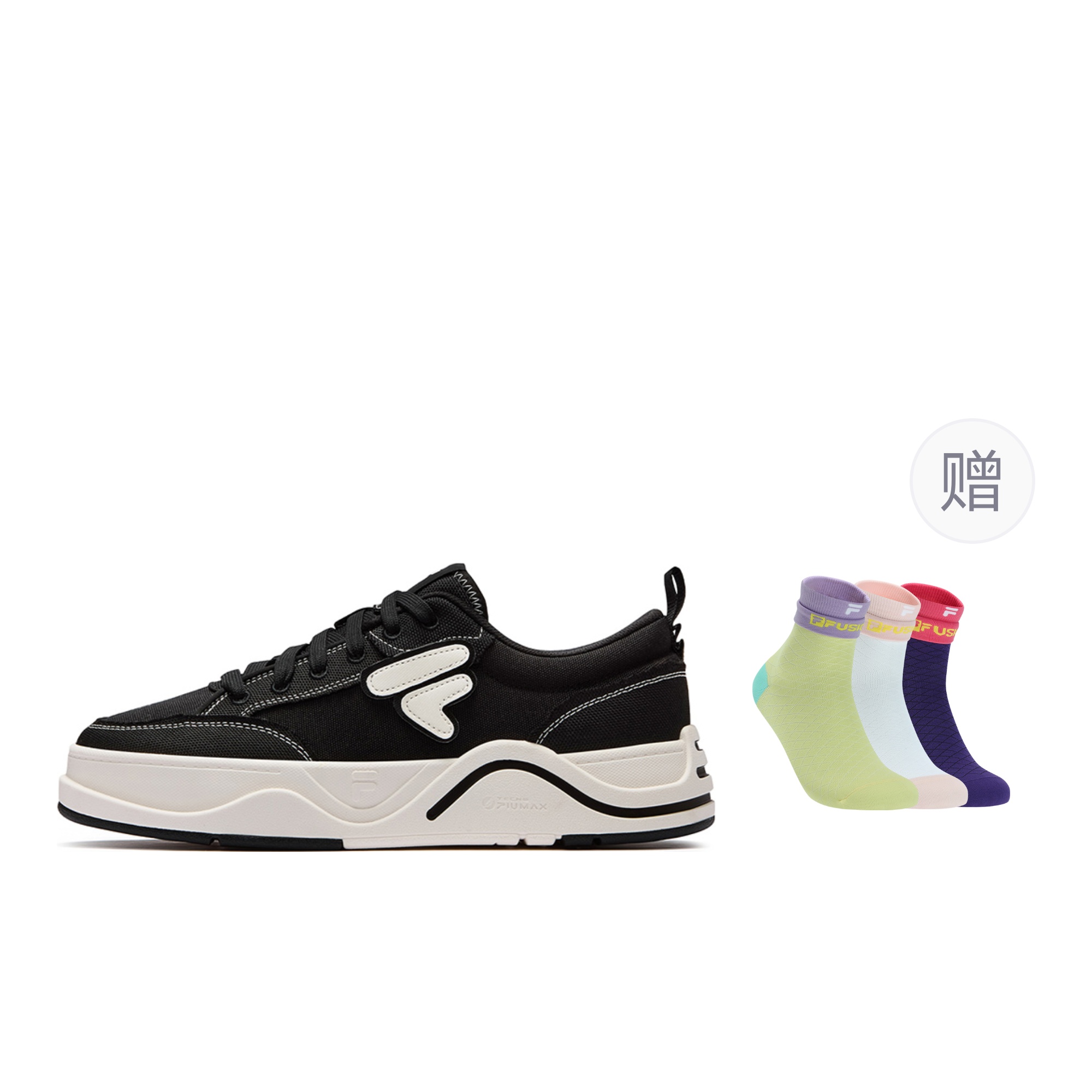 

FILA FUSION 50-50 DX II CVS устойчивые к истиранию лоу-топ скейтборд кроссовки мужские черно-белые черный/молочный белый с подарком, цвет Black/Milk White (Gift Included)