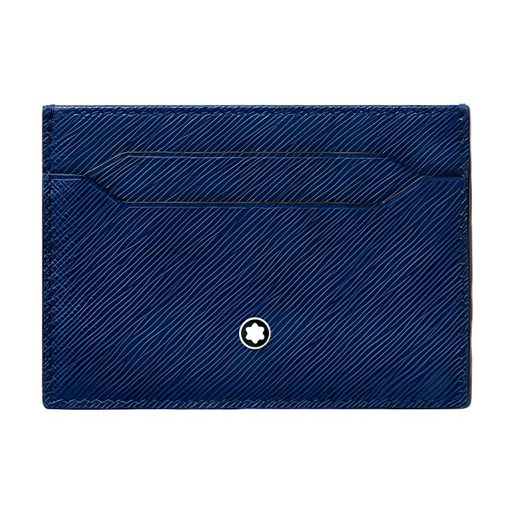 

Кожаный визитник мужской индиго синий MONTBLANC