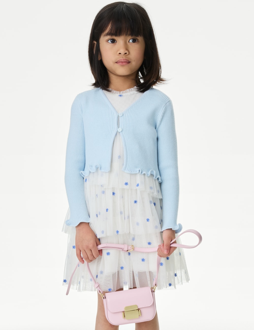 

Кардиган в рубчик Marks & Spencer, синий