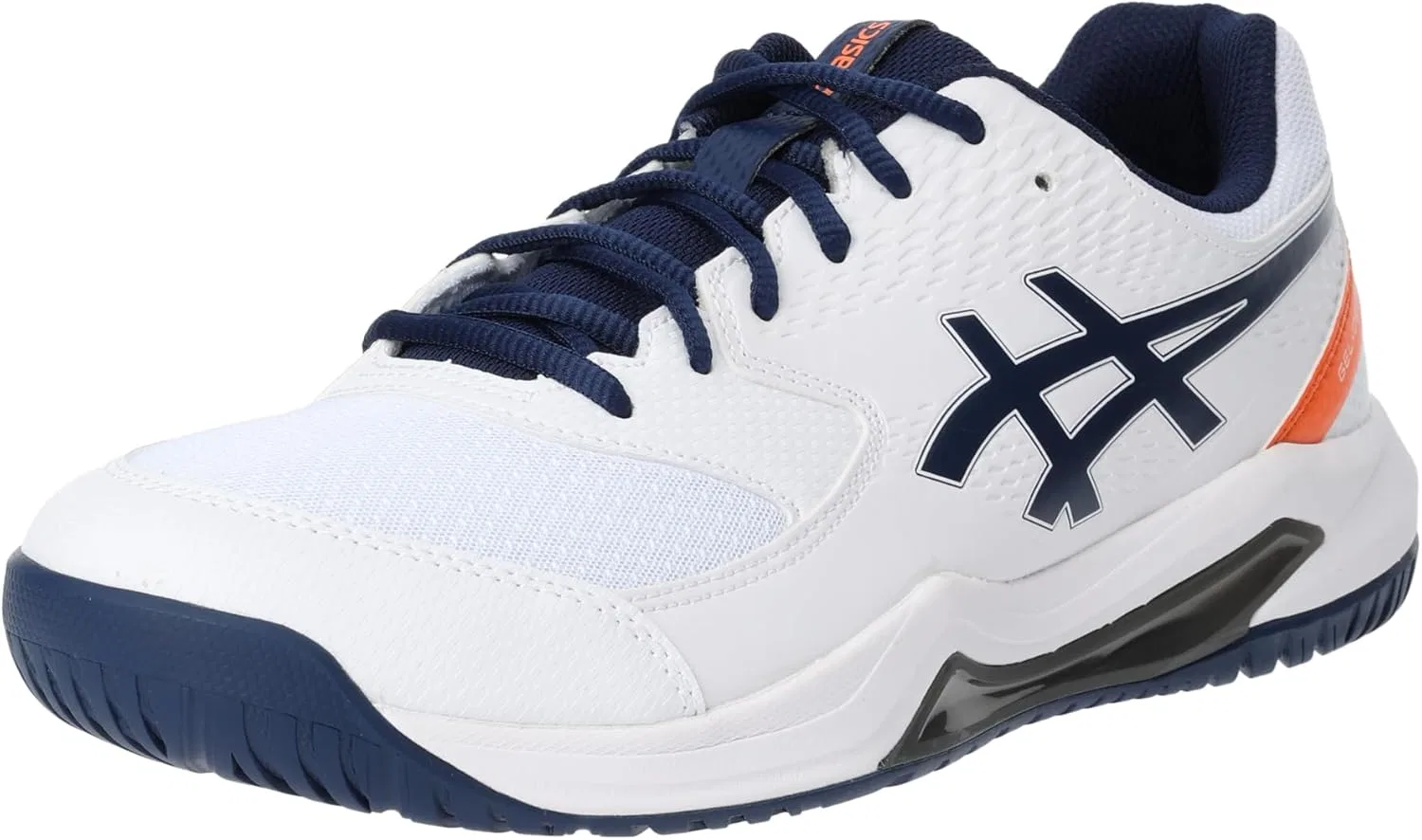 ASICS Мужские гелевые кроссовки Gel-Dedicate 8, White Black