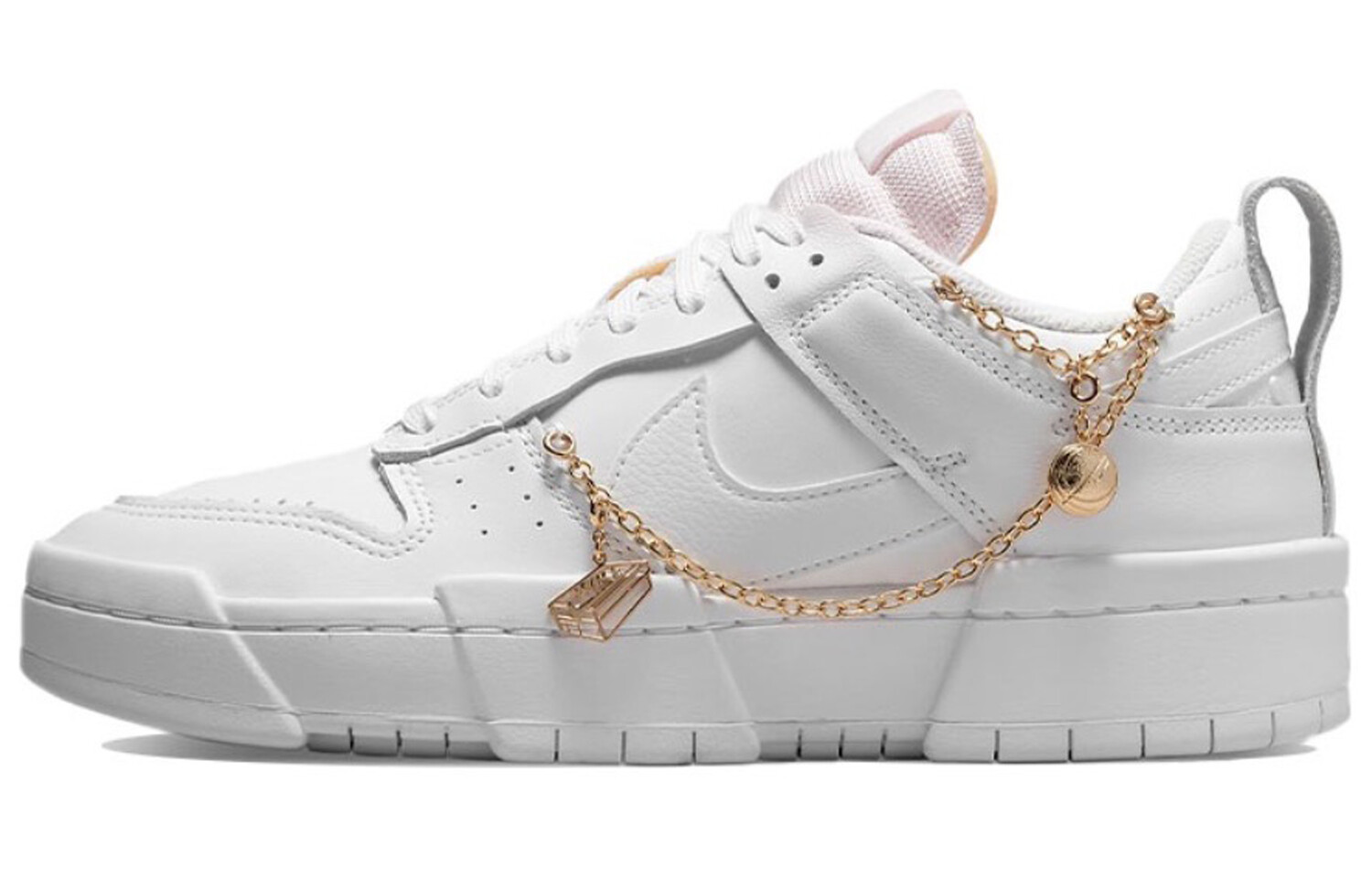 

Кроссовки Nike Dunk Disrupt Skateboard Shoes Women's Low-Top Pink Black