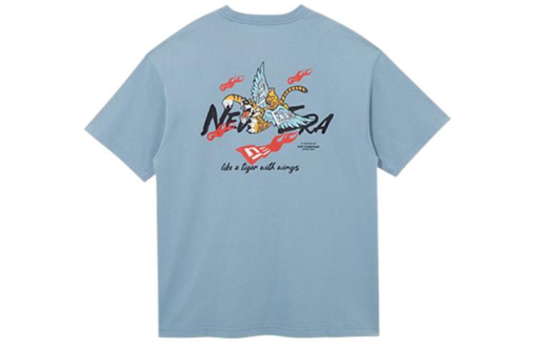 

New Era Футболка унисекс небесно-голубая, Синий, New Era Футболка унисекс небесно-голубая