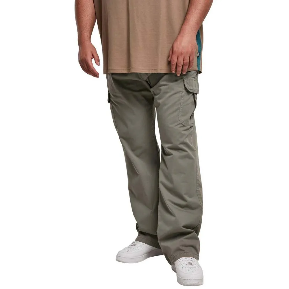 

Брюки карго Urban Classics Straight Mid Waist, зеленый