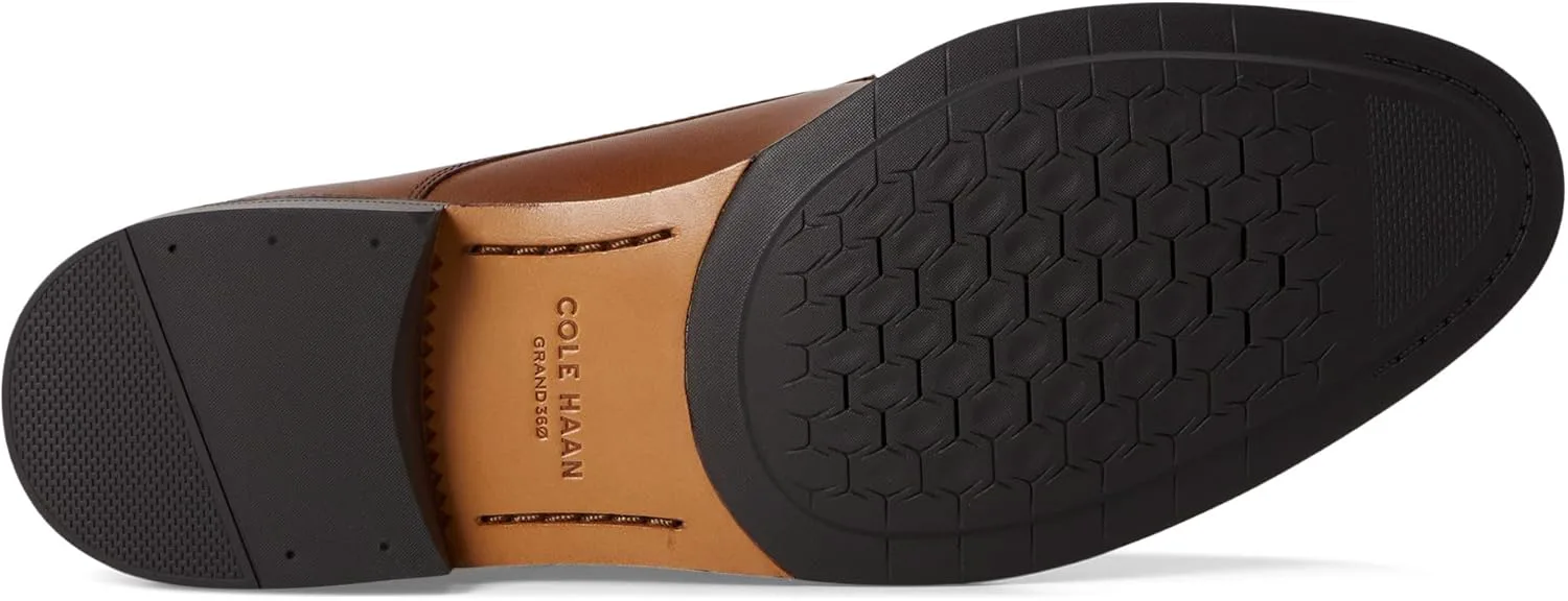 Мужские туфли Cole Haan Dean Grand с открытым носком, черный — фото 3