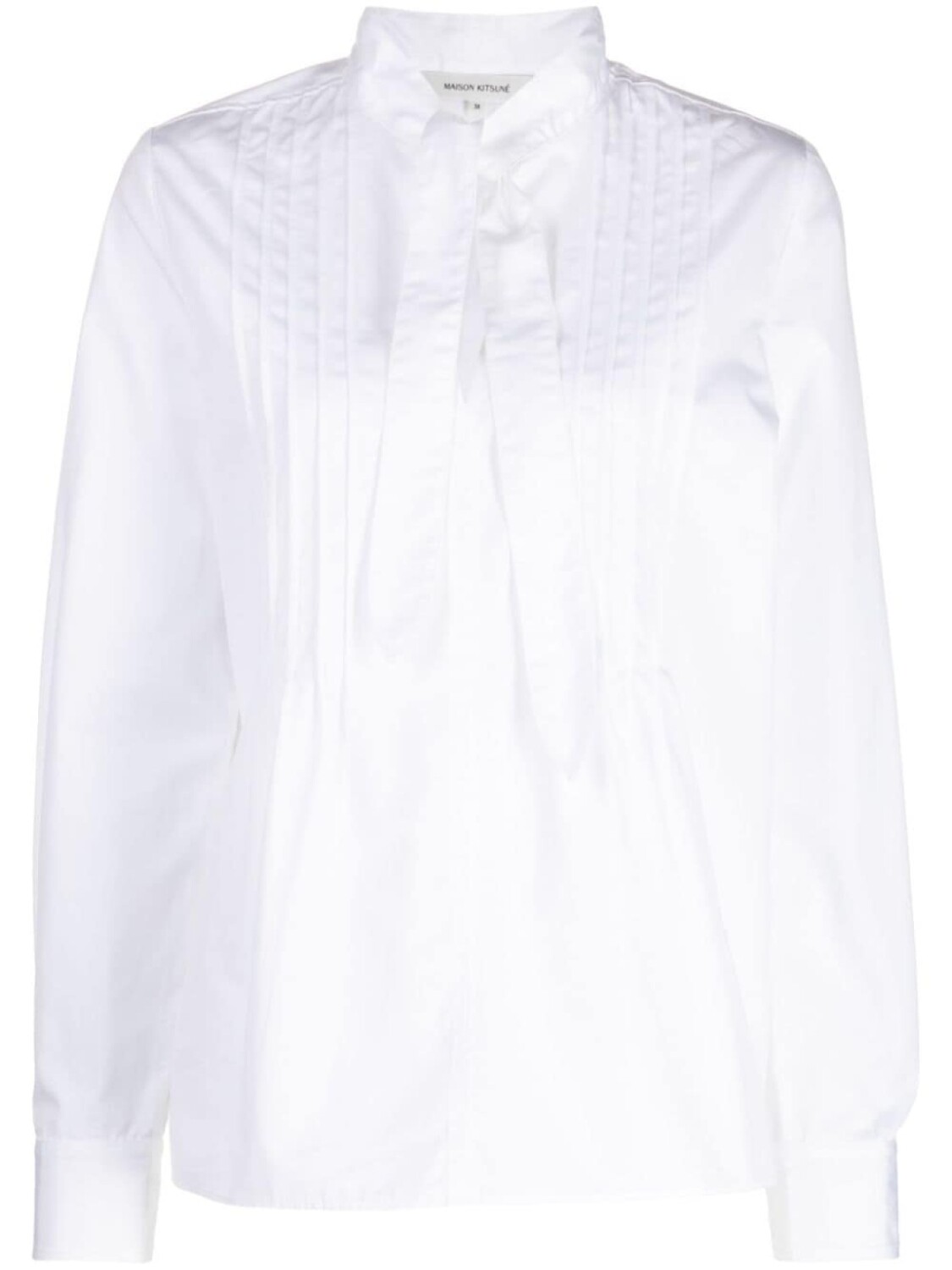 

Рубашка с бантом Maison Kitsuné, белый