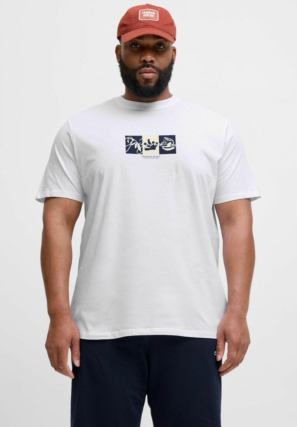 

Футболка с принтом Jack & Jones, кремовый