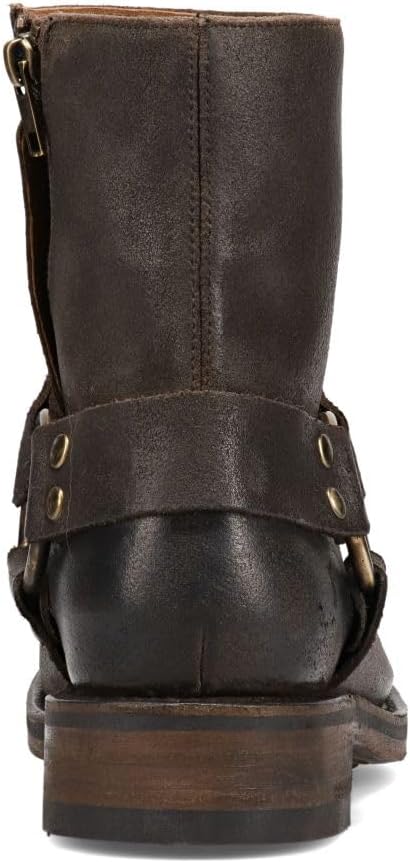 Мужские мотоциклетные ботинки Frye Conway Harness - стильный кожаный дизайн, прочная и удобная обувь, шоколадный — фото 4