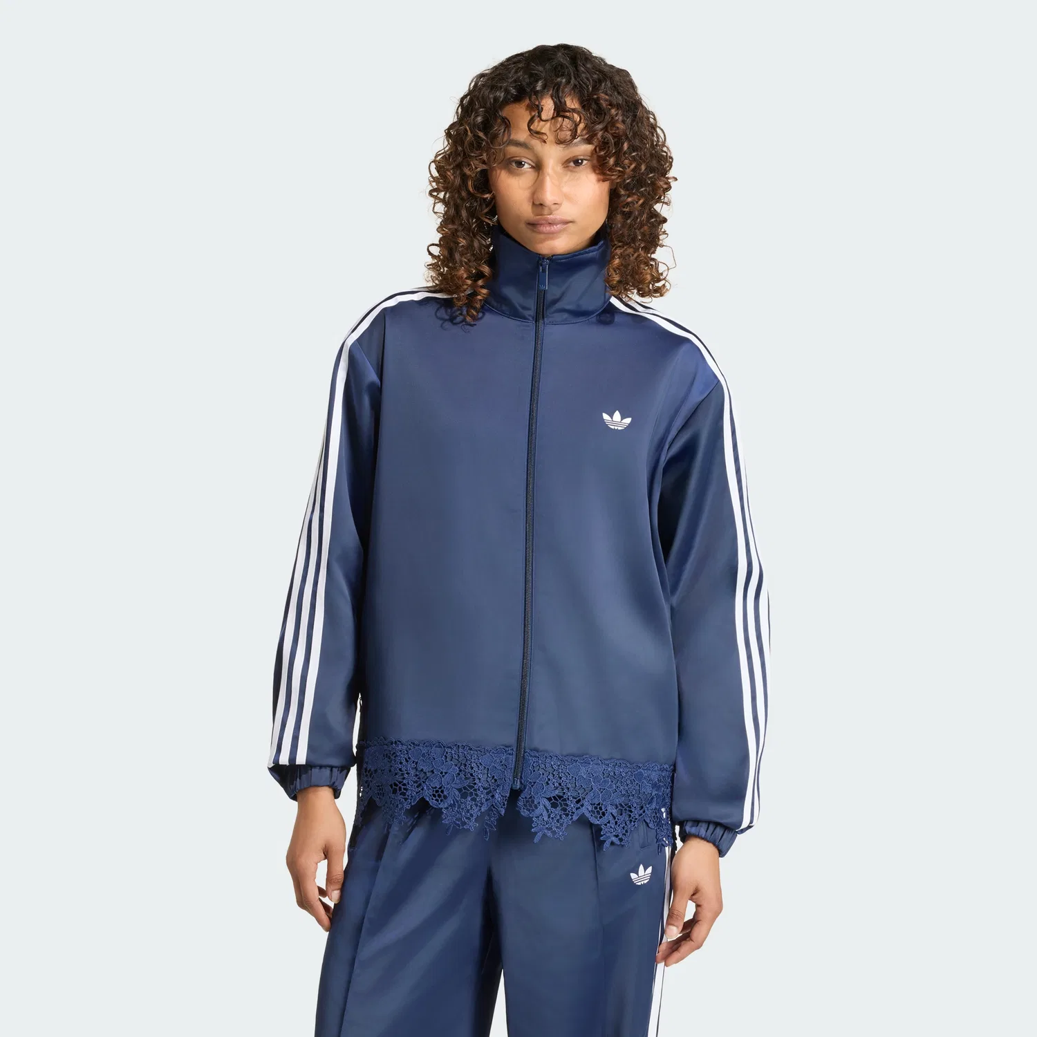 Женская свободная спортивная куртка Originals Satin Lace Firebird от Adidas