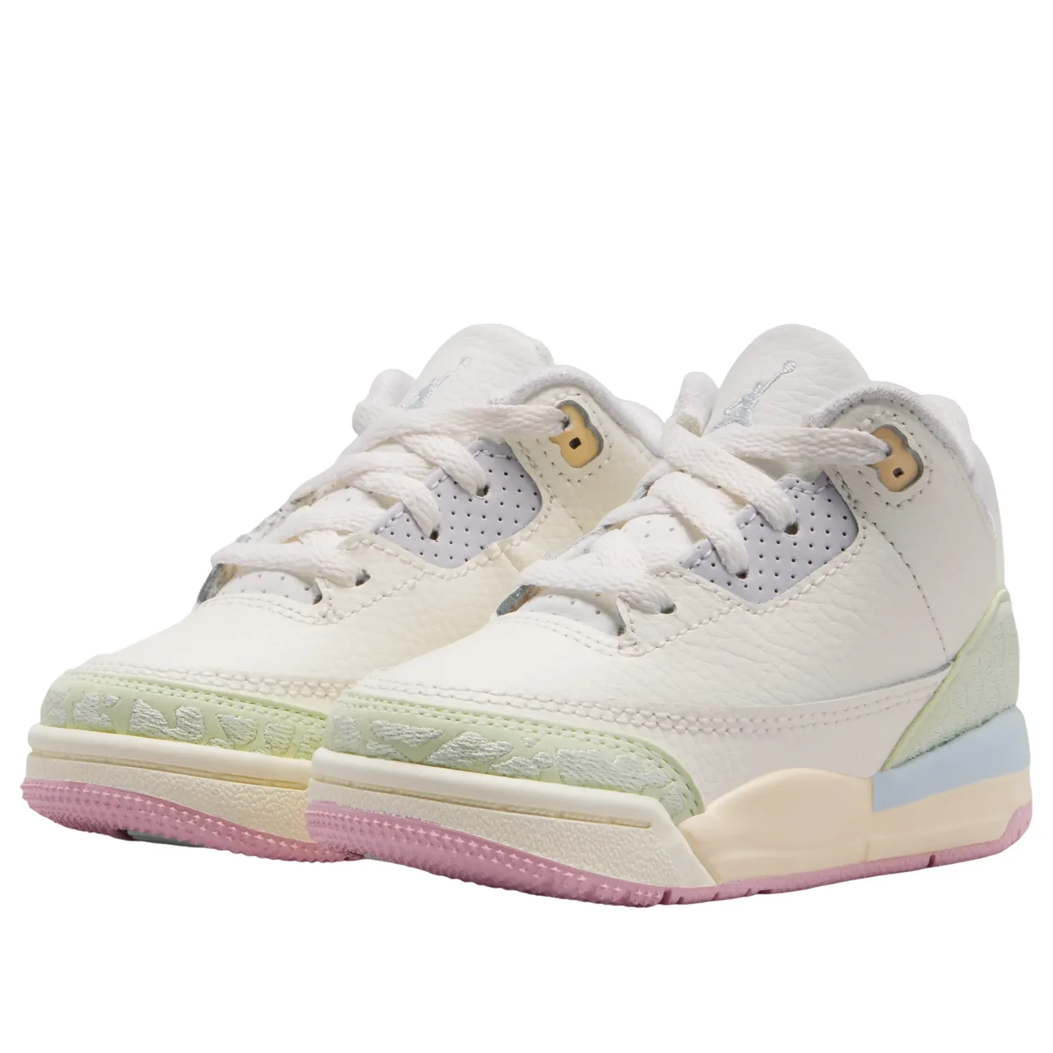Кроссовки (TD) Air Jordan 3 Retro OG 'Spring is in the Air', бежевый — фото 3