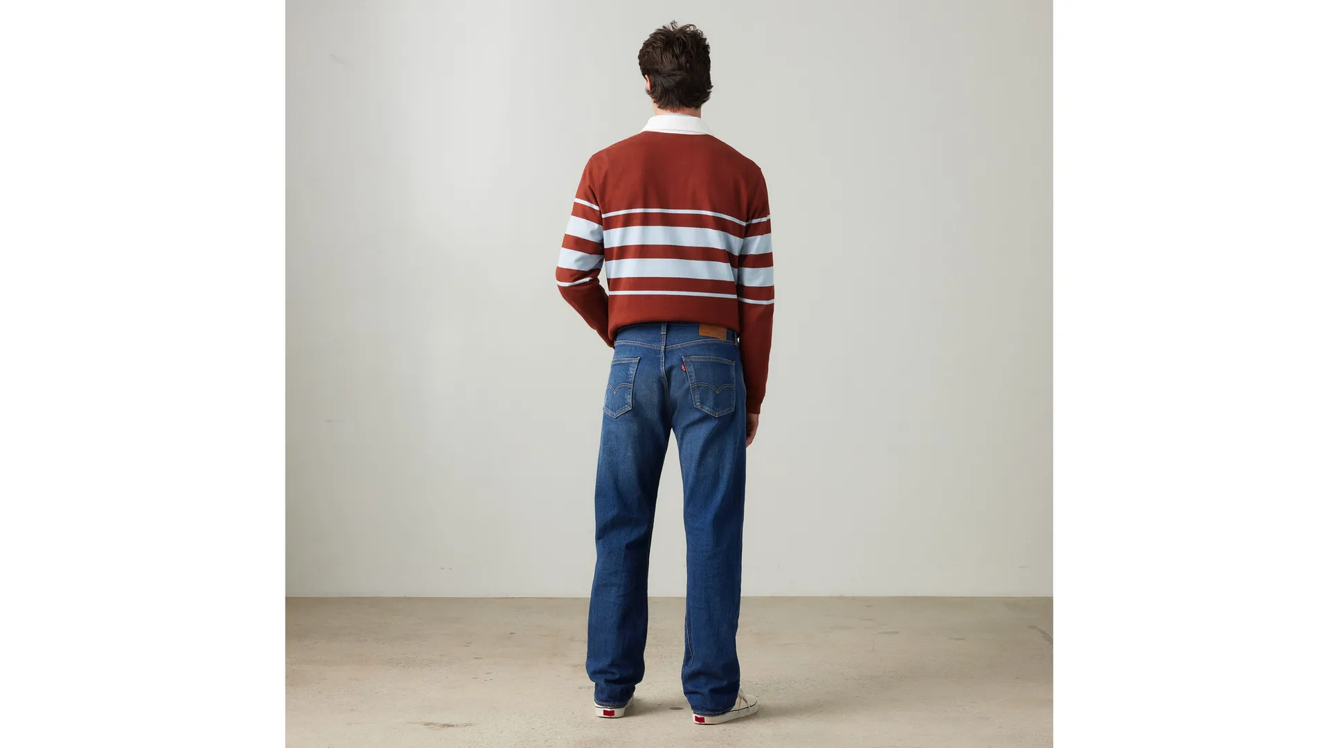 501 мужские джинсы оригинального кроя Levi's, цвет It'S Time To Go Stre - Dark Wash - Stretch — фото 3