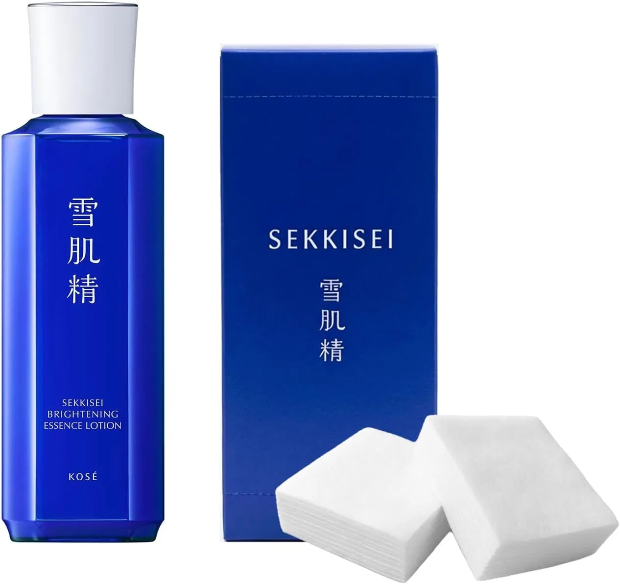 Эссенция Sekkisei — Осветляющий Medicated Snow Skin Brightening Essence Lotion, + ватные диски, 200 мл