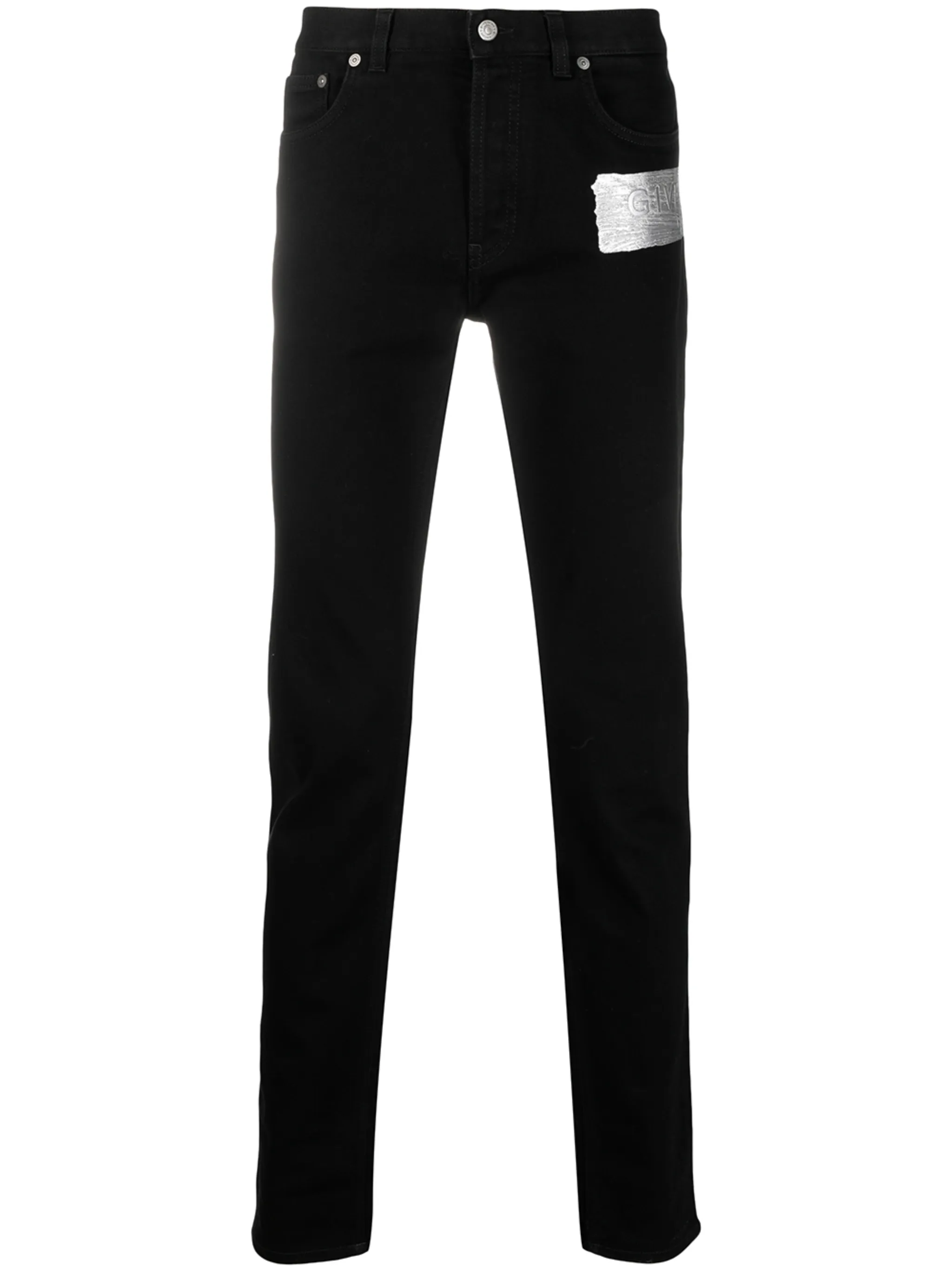 

Джинсы кроя слим с логотипом Givenchy, черный