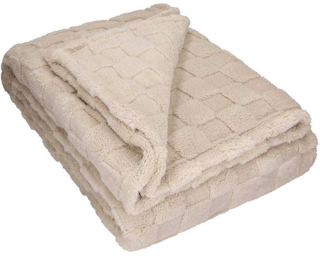 

Плед Betz VENICE шахматная доска XXL 150x200 см цвет: серо-коричневый Betzshop