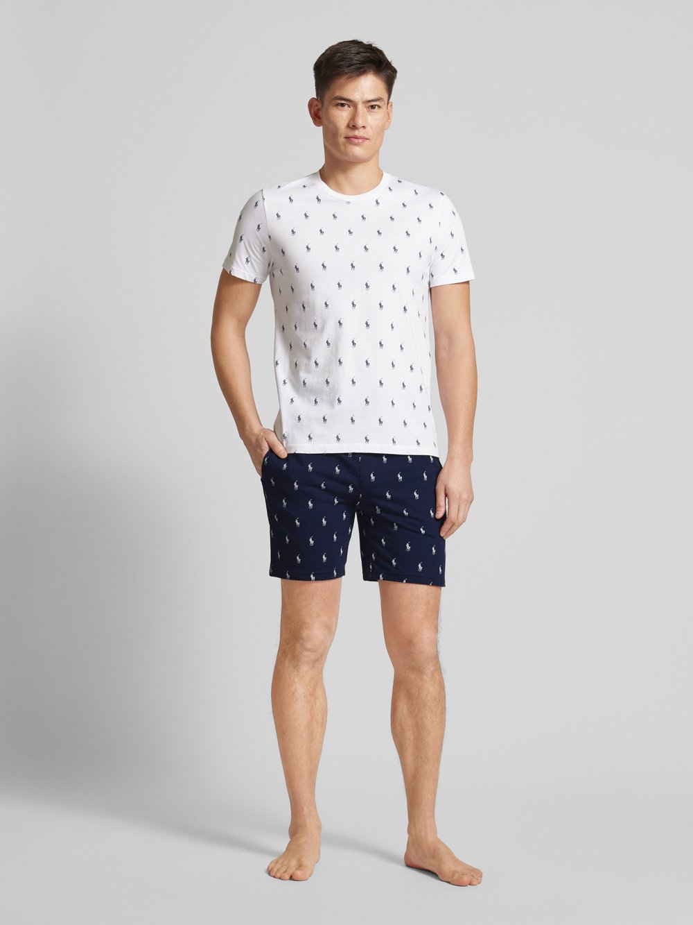 

Пижамные шорты облегающего кроя с этикеткой Polo Ralph Lauren Underwear