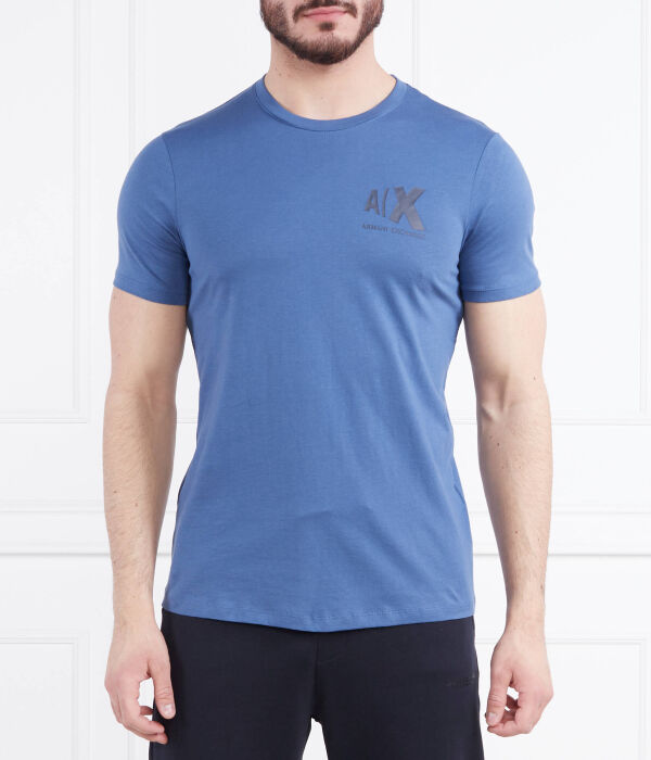 

Футболка мужская Armani Exchange стандартного кроя хлопковая, синий