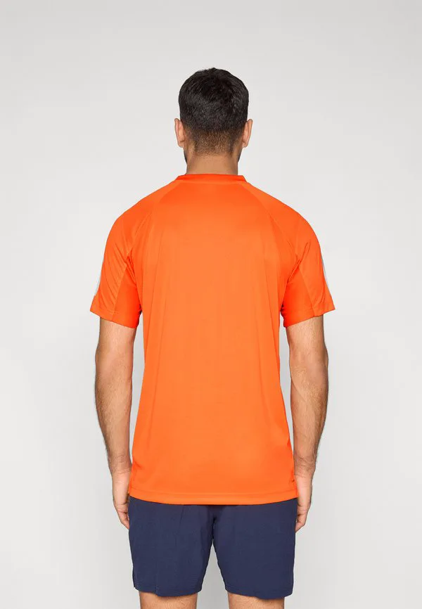 Футболка club 3 в полоску, спортивная футболка Adidas Performance, Pure Orange — фото 3