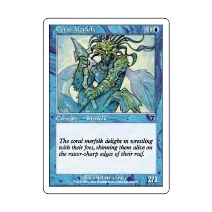 

CCG Коралловый Мерфолк (К), MTG - 7th Edition