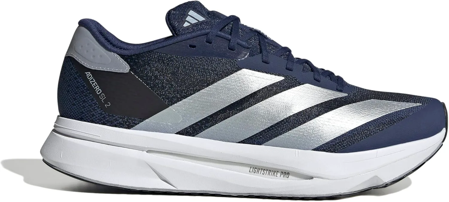 Мужские кроссовки Adidas Adizero SL2, темно-синий/металлик/серебристый