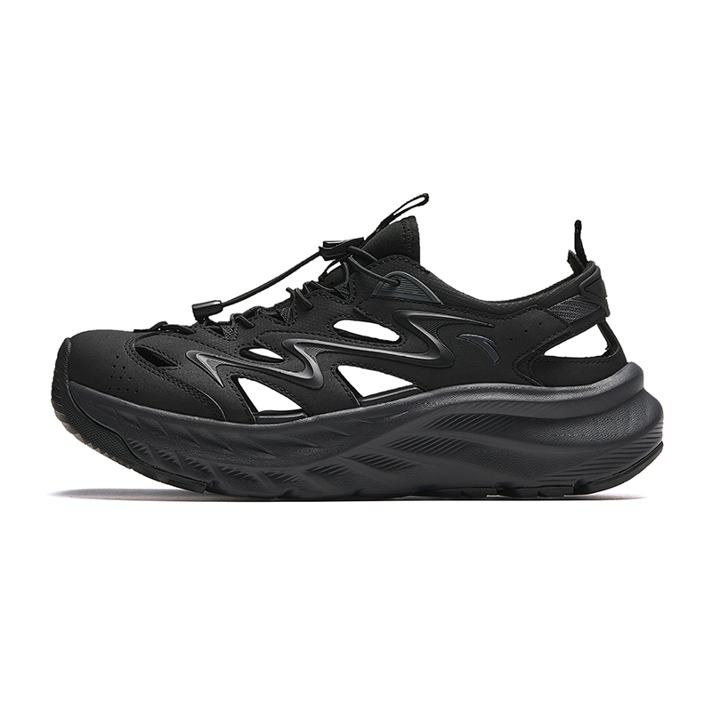 

Anta Life Collection Дышащие речные треккинговые туфли мужские Черный Серый, Черный/Замковый Серый