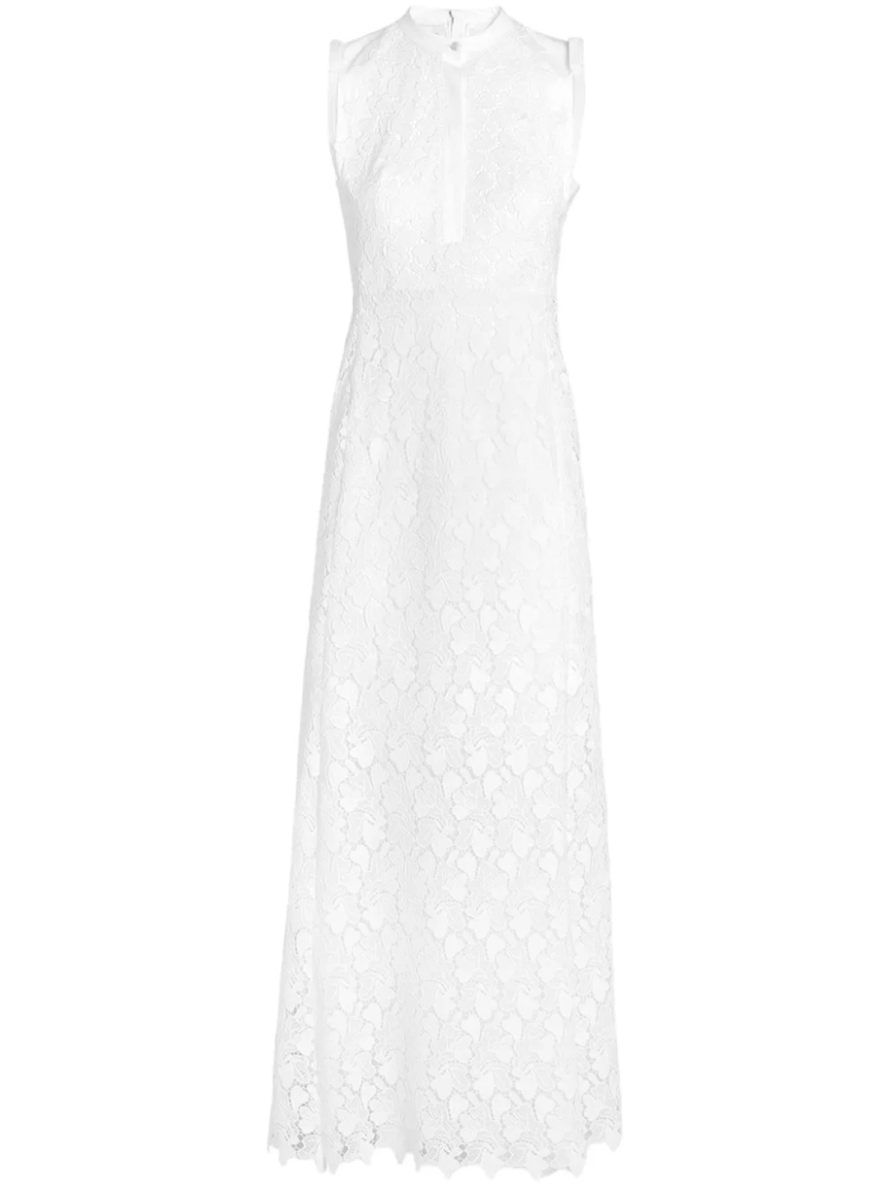 

Giambattista Valli платье макси в технике макраме, белый