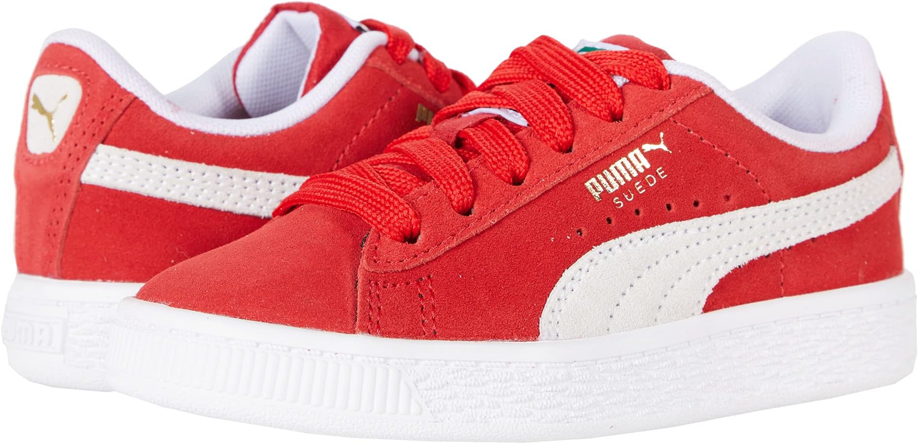 

Кроссовки Suede Classic XXI PUMA, цвет High-Risk Red/Puma White