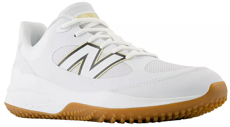Бейсбольные кроссовки New Balance Fresh Foam 3000 V7 для газона, белый/черный — фото 4