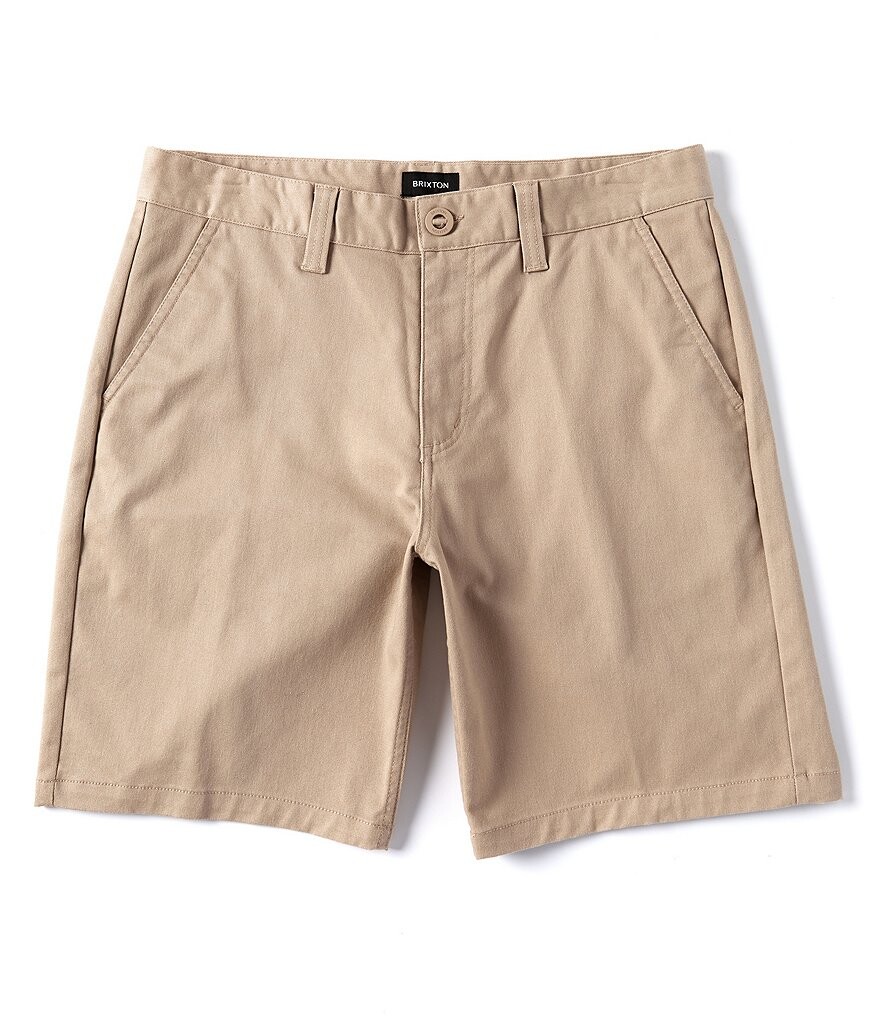 

Brixton Choice Chino Plaid 19Шорты с внешним швом, бежевый