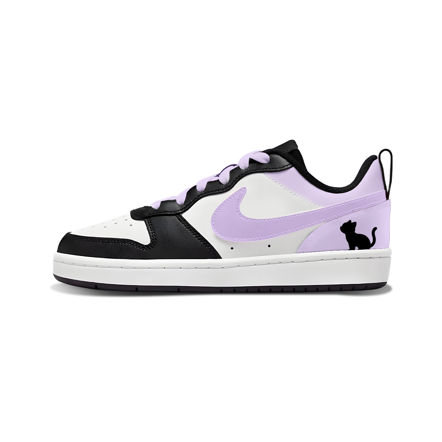 

Детские скейтерские кеды Court Borough Nike, фиолетовый