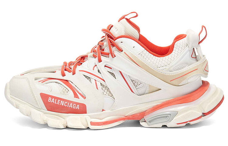 

Кроссовки Balenciaga Track Worn Out, белый/красный