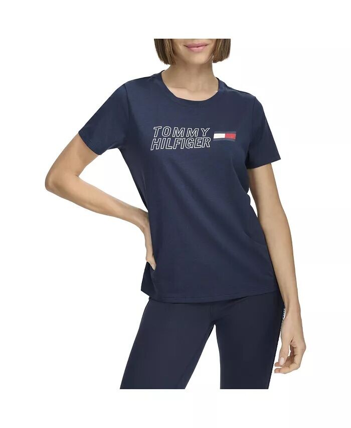 

Женская футболка с логотипом Tommy Hilfiger, белый
