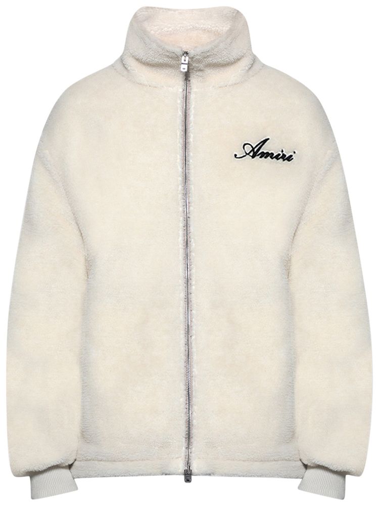 

Куртка Amiri Bones Fleece Jacket 'Alabaster', белый