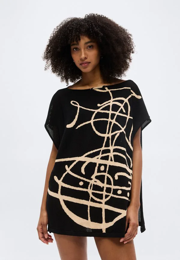 

Пляжное граффити, пляжный аксессуар Vivienne Westwood, Black, Черный, Пляжное граффити, пляжный аксессуар Vivienne Westwood, Black