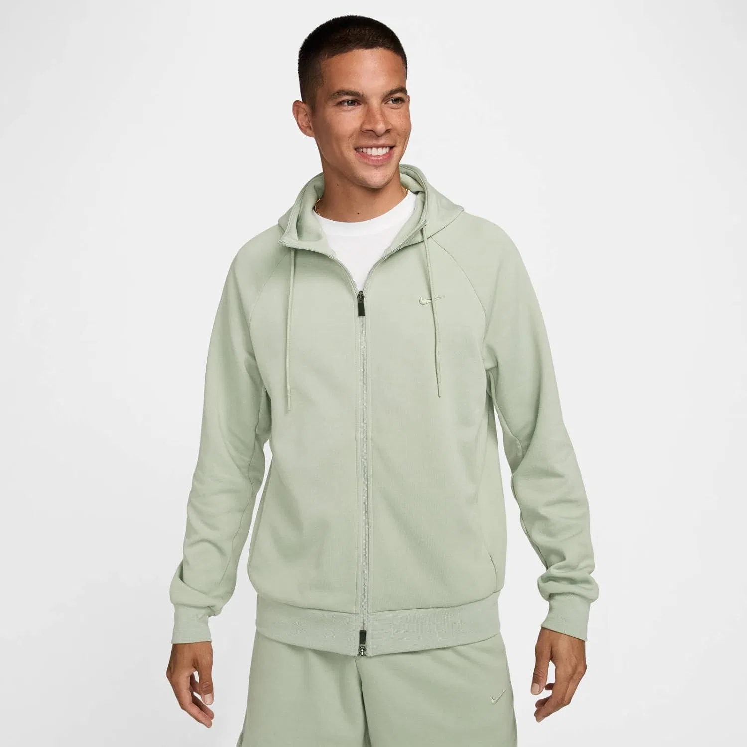 Мужская толстовка Nike Primary Fleece Dri-FIT UV на молнии с защитой от ультрафиолета — фото 2