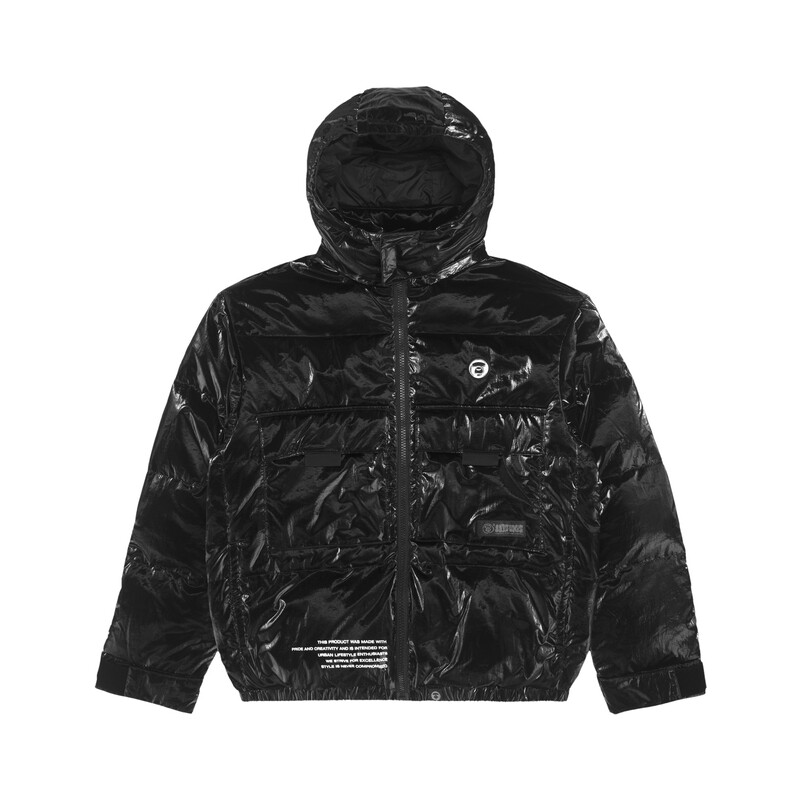 

Пуховик мужской черный Aape, черный