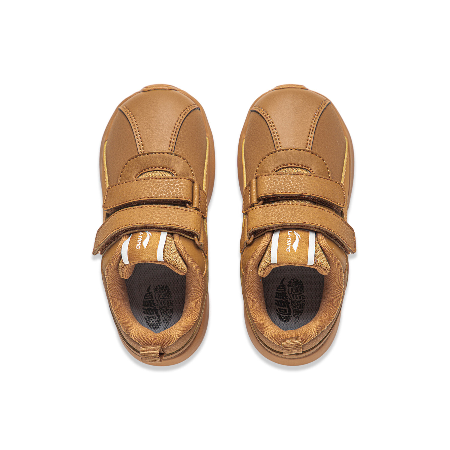Кроссовки LINING YOUNG Sports Life Collection Kids Lifestyle Shoes Kids Low-top Cinnamon Brown / Sea Buckthorn Brown, коричневый — фото 4