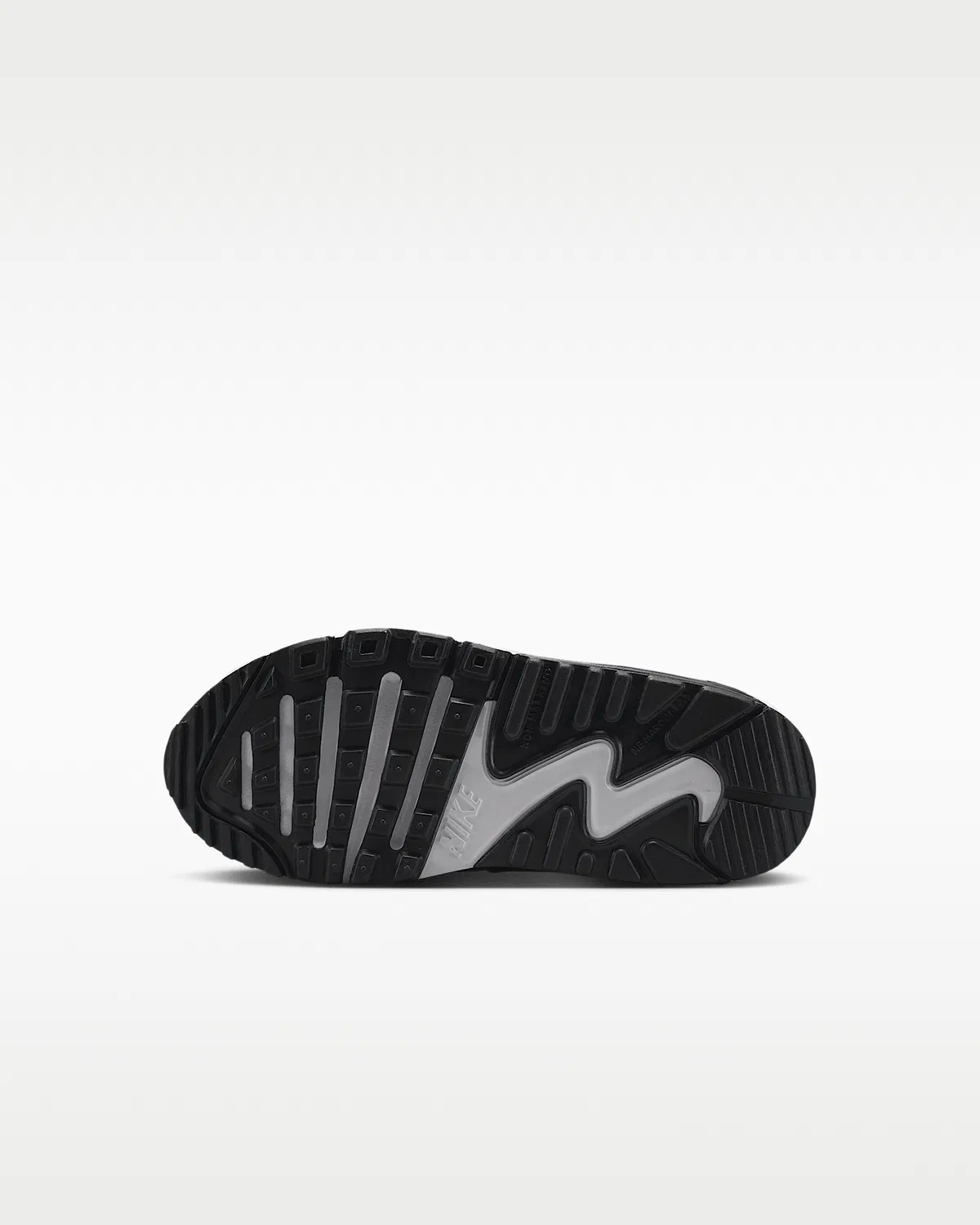 Детские кроссовки Nike Air Max 90 EasyOn, Black/Black/White — фото 2