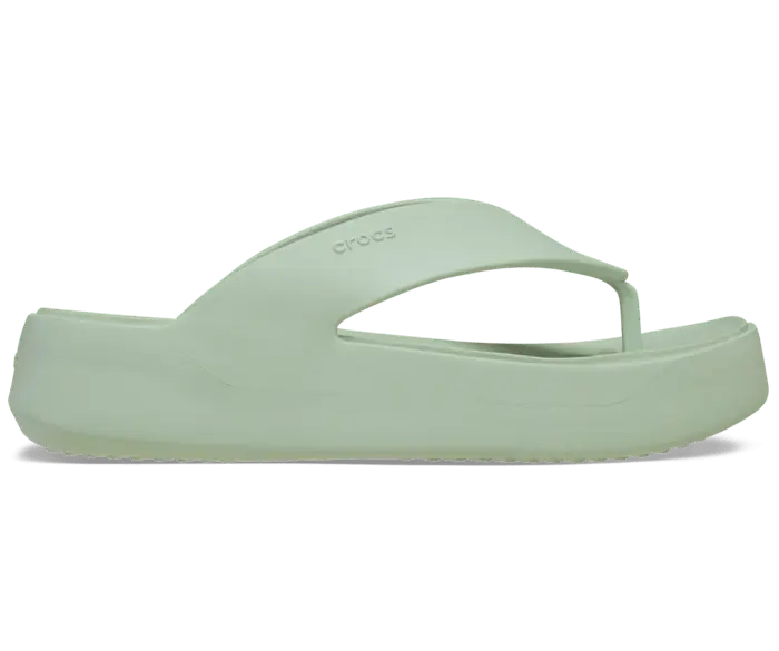 Шлепанцы на платформе Getaway Crocs женские, цвет Plaster