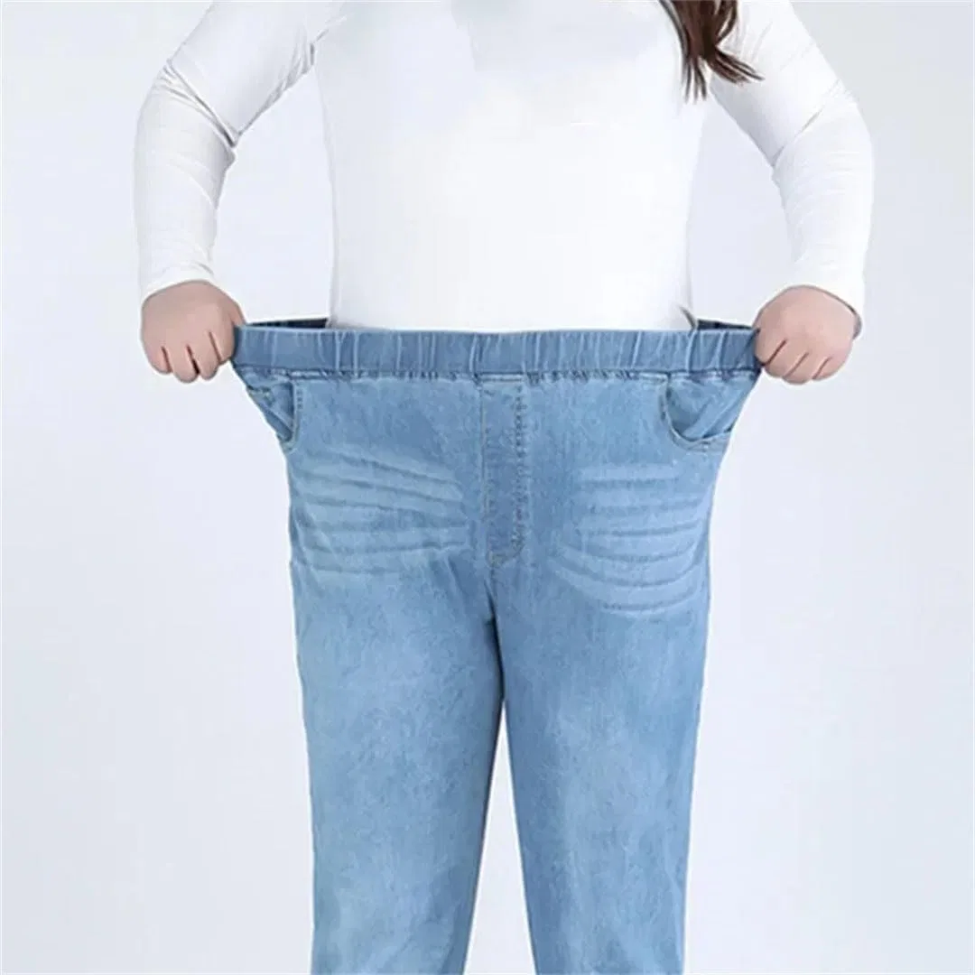 Джинсы с завышенной талией Mom jeans, Light Blue — фото 4