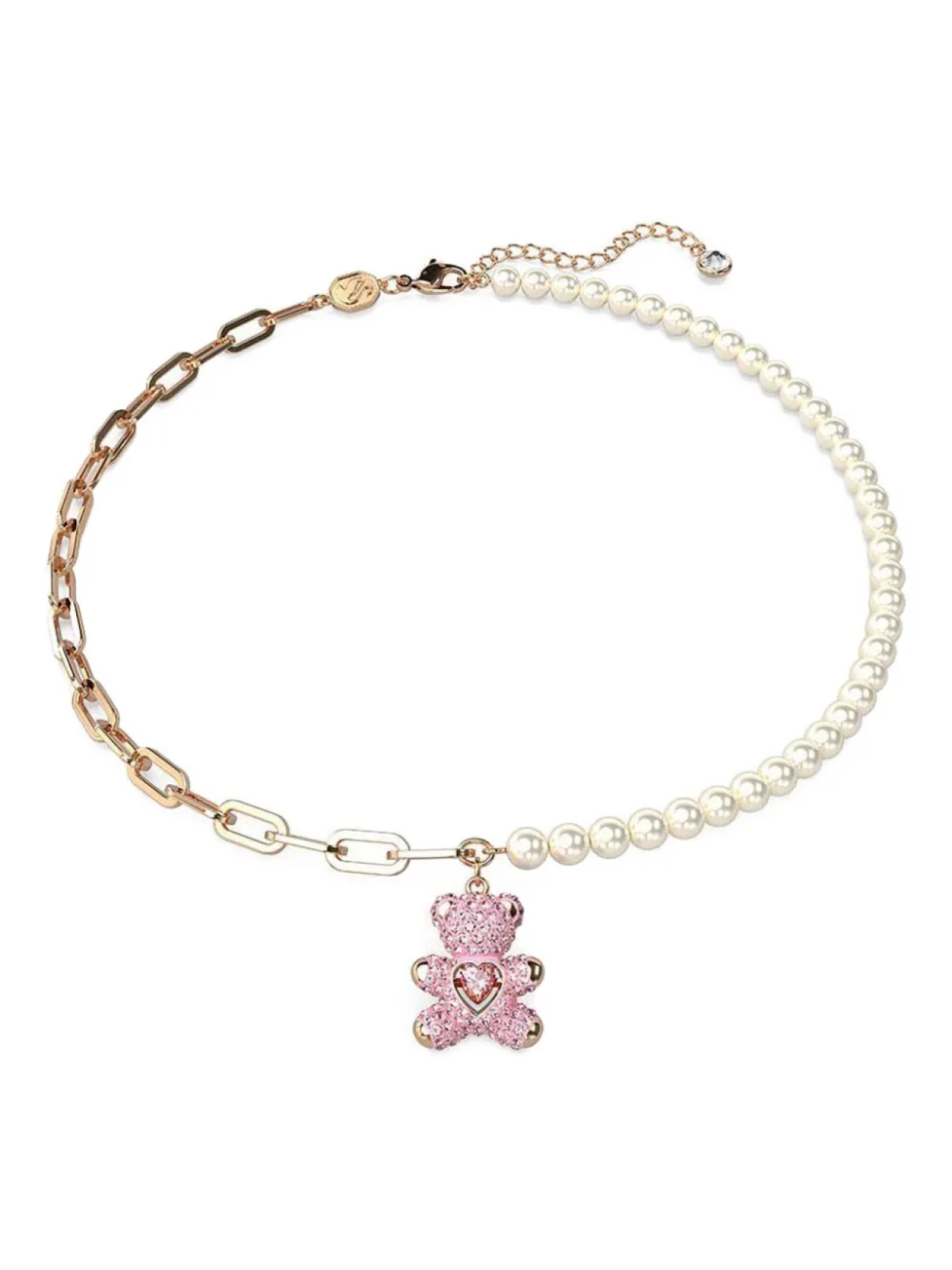 

Swarovski колье Teddy, розовый