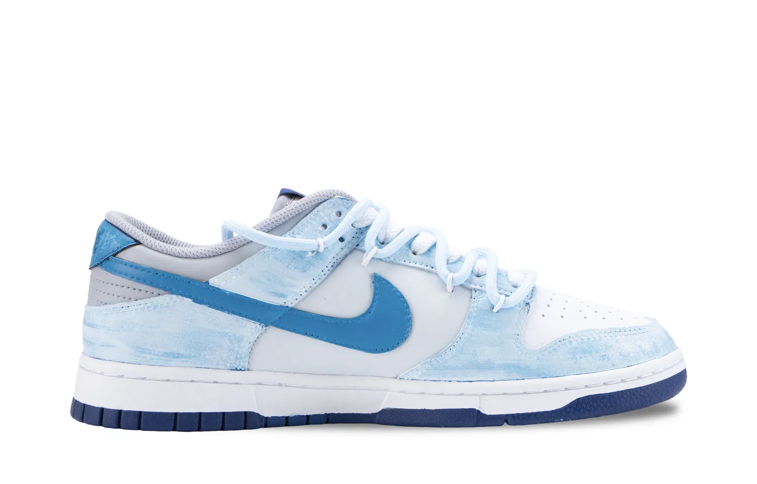 Кроссовки низкие Nike Dunk Retro Blue White — фото 4