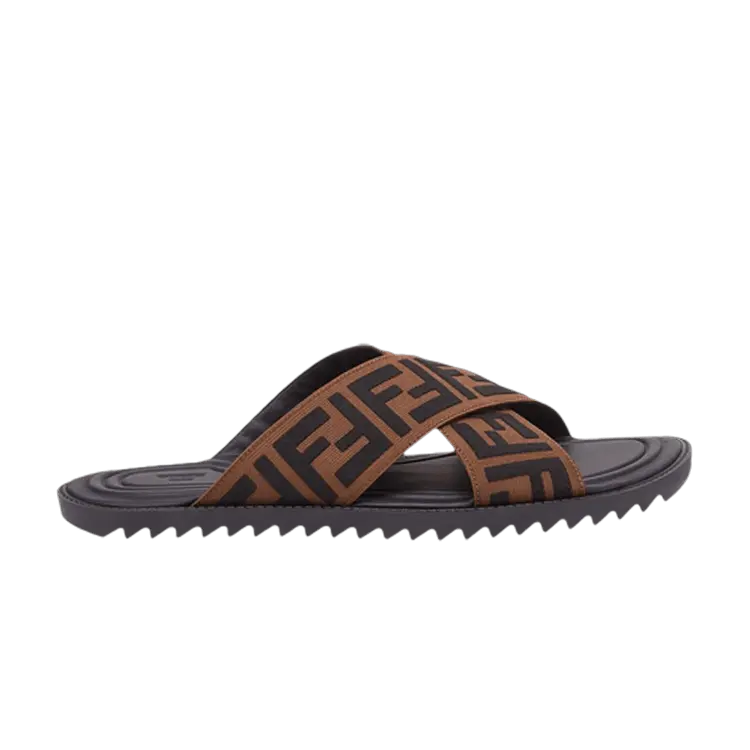 

Кроссовки Fendi Slides Brown, коричневый