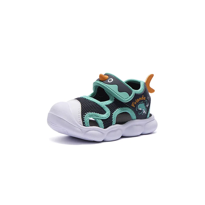 Кроссовки Anti Kick Rebound для малышей, сине-зеленые 361°KIDS, Deep Stone Blue/Lake Aqua Green — фото 4