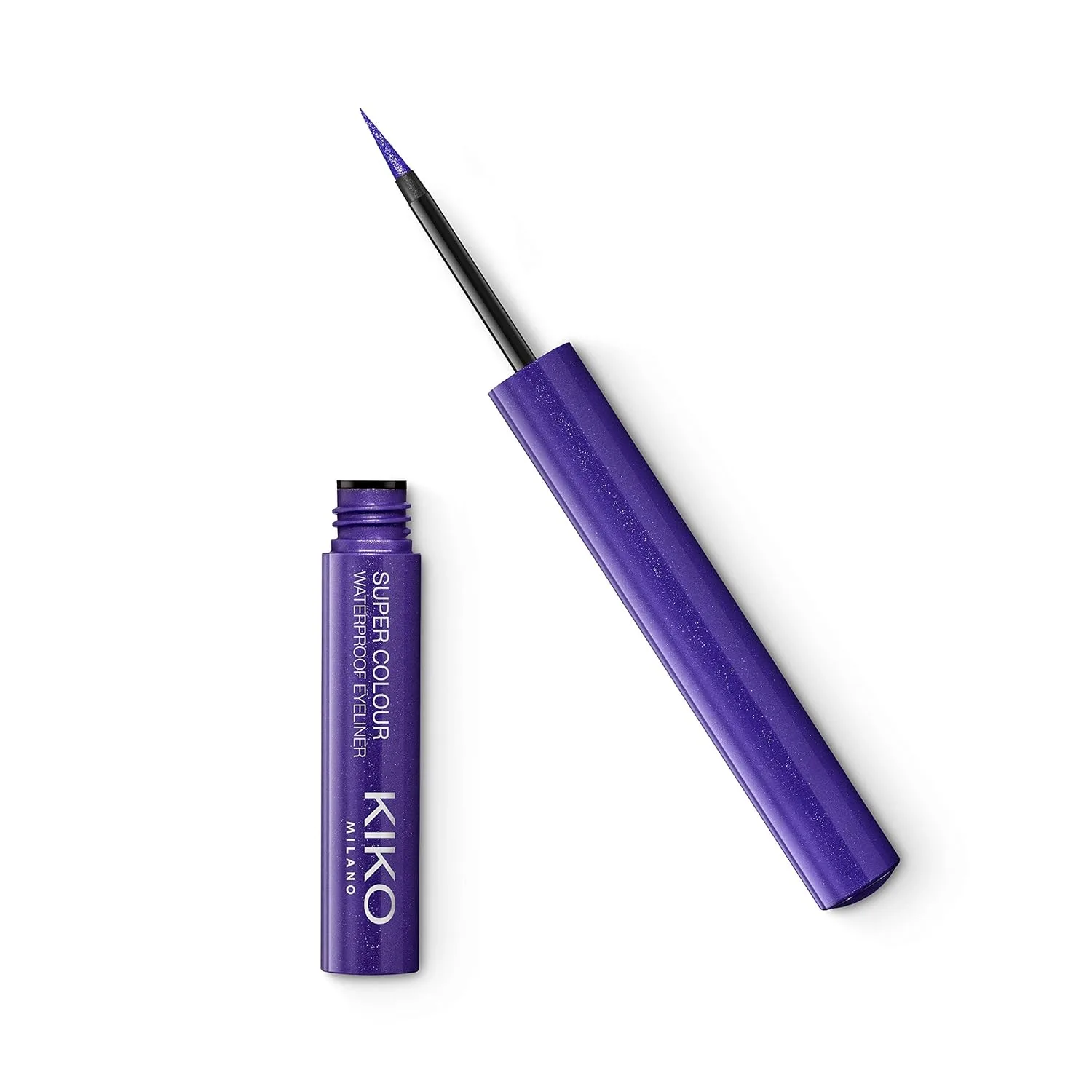 Водостойкая подводка для глаз KIKO Milano Super Colour | Высокая степень покрытия и водостойкость, 05 Violet