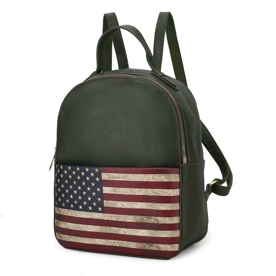 

Briella женский рюкзак FLAG из экокожи MKF, зеленый