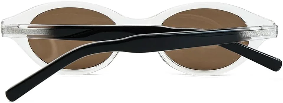 

Солнцезащитные очки в маленькой оправе для женщин в стиле ретро, ​​поляризованные солнцезащитные очки для мужчин с защитой от УФ-излучения UV400 generic, Black