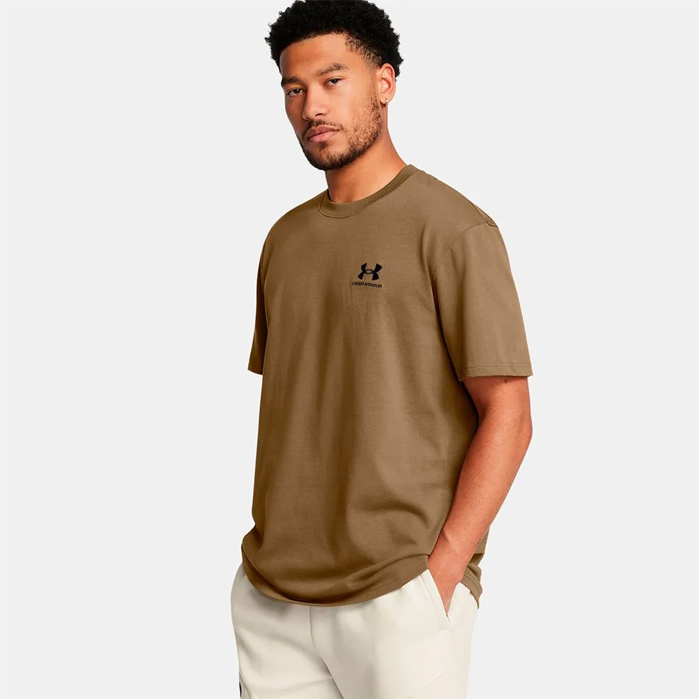 

Футболка Under Armour Logo Embossed Heavyweight, коричневый