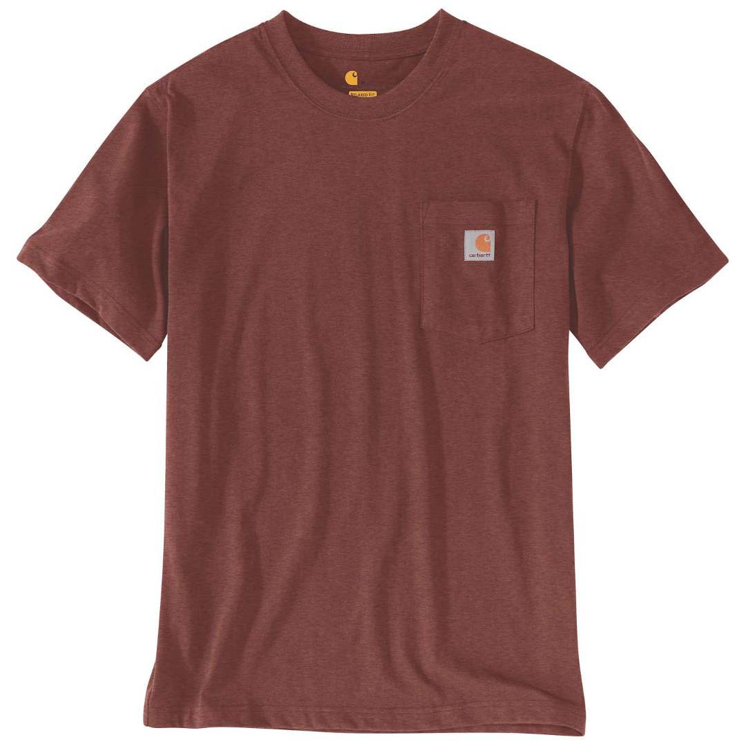 

Футболка Carhartt Workwear Pocket T-Shirt, цвет Mahagony