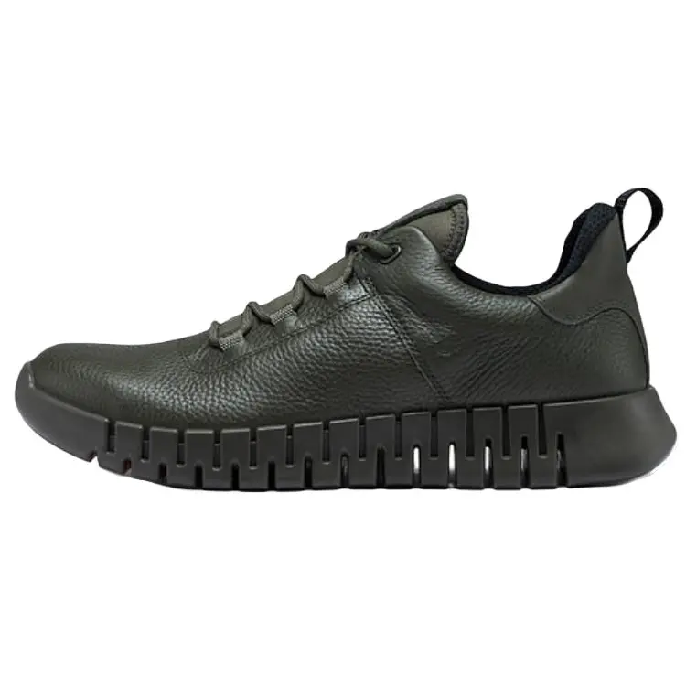 

Кроссовки ecco Lifestyle Shoes Men Low-top Olive Green, зеленый