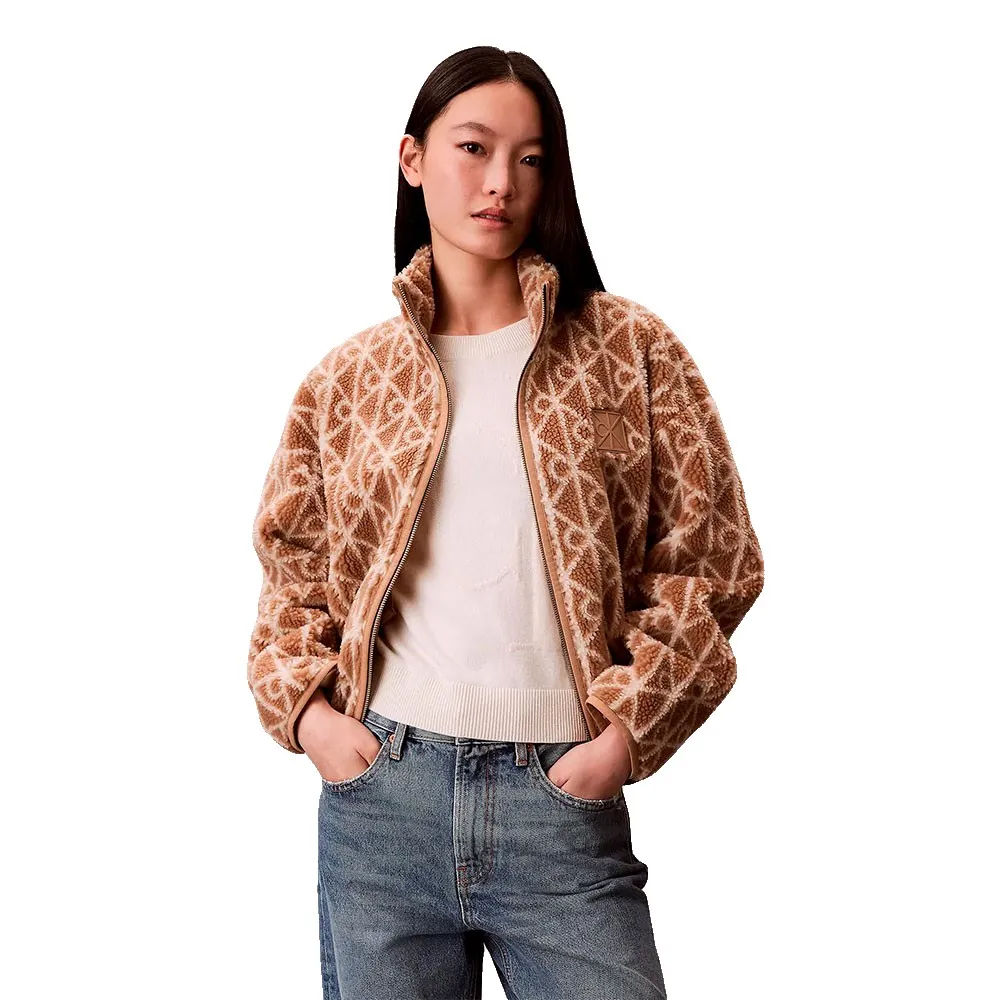 

Джинсовая куртка Calvin Klein с эмблемой Calvin klein jeans, коричневый