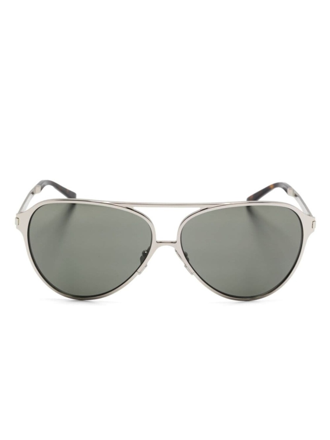 

Солнцезащитные очки в оправе пилота Saint Laurent Eyewear, серый
